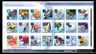 Digimon Story Cyber Sleuth  DIGIMON evolution CHART ENGLISH [upl. by Bambie]