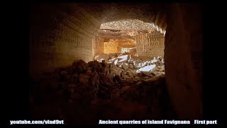 Enormous ancient quarries of island Favignana First part [upl. by Anbul]