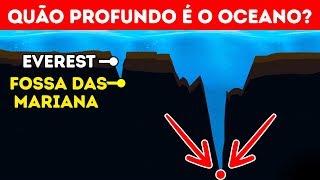 Qual é a profundidade do oceano na realidade [upl. by Ynahpets9]