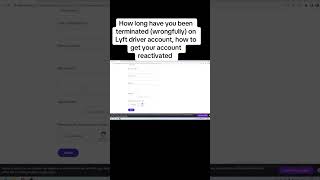 How to reactivate Lyft driver account reactivate deactivate lyft lyftdrivers lyftdriver uber [upl. by Teerpnam480]