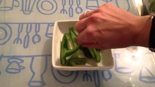 Faire des verrines mousse de poivrons  recette verrine [upl. by Elacim]