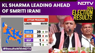 UP Election Results 2024  Samajwadi And INDIA Numbers Improve In Uttar Pradesh [upl. by Tur717]