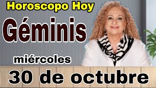 horoscopo de hoy Géminis  Horóscopo Diario  Géminis  30 de octubre de 2024 [upl. by Peugia]