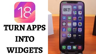 iOS 18 How to Turn Apps Into Widgets on iPhone [upl. by Arutak]