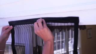 Magic Mesh  Sliding Door Installation [upl. by Tnattirb447]