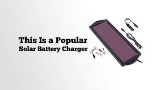 POWOXI Solar Car Battery Trickle Charger [upl. by Vijar]