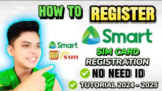 Paano mag register ng smart sim card  How to register smart sim card 2024  Smart sim registration [upl. by Gunner]