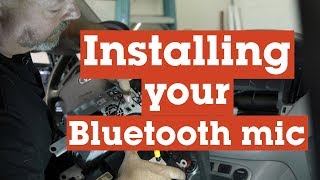 How to install the microphone for your Bluetooth car stereo  Crutchfield [upl. by Celka]