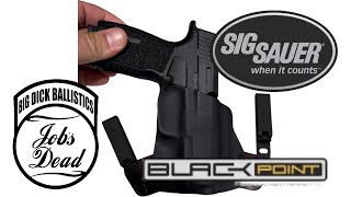 Sig Sauer XMacro in a New Blackpoint Tactical Mini Wing IWB Very concealable and comfortable [upl. by Lenehc]