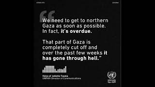 UNRWA Communications Director JulietteTouma to RTE on the situation in northern Gaza [upl. by Arolf68]