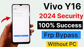 Vivo Y16 Frp Bypass 100 Success 2024 New Method Android 12 Without Pc [upl. by Mahgirb]