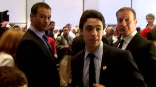 Hobey winner Johnny Gaudreau April 11 2014 [upl. by Leyla641]