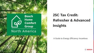 25C Tax Credit Refresher amp Advanced Insights [upl. by Westberg]