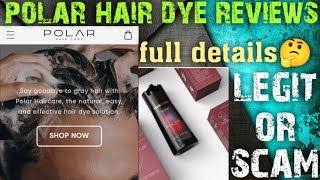 polar hair dye shampoo reviews  polar haircare legit or scam  polar shampoo real or fake [upl. by Damali]