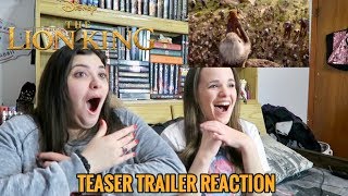 THE LION KING OFFICIAL TEASER TRAILER REACTION [upl. by Esertak]