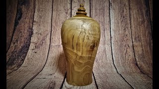 Woodturning  Simple yet elegant way of making an Urn [upl. by Leotie]