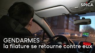 Choc  la filature se retourne contre les gendarmes [upl. by Ahsiakal]