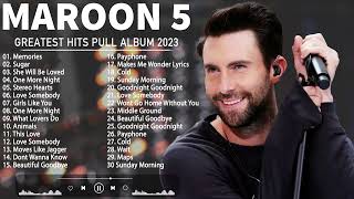 Maroon 5 Greatest Hits Full Album 2023 ❤‍🔥 Maroon 5 Best Songs Playlist 2023 [upl. by Ahseer]