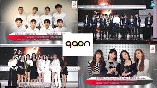 Gaon Chart Music Awards 180214 Winners EXO BLACKPINK TWICE Wanna One [upl. by Odrawde465]