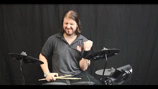 Yamaha DTX402K Electronic Drum Kit  First Look and Review [upl. by Keg]