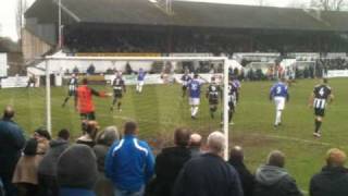 CHESTER FC GOAL V CHORLEY FEB 2011 [upl. by Clementia985]