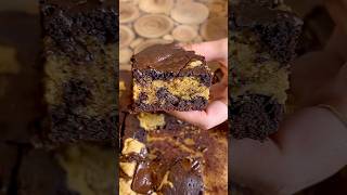 Brown Butter Brookies Recipe food dessert foodies brownies browniesviral foodlover cookies [upl. by Sedicla]