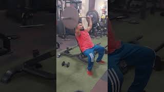 55kg weight on shoulder big blast motivation aesthetic explore lifestyle viral reels arnold [upl. by Eve]