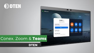 DTEN conexión en zoom rooms y microsoft teams [upl. by Airol]