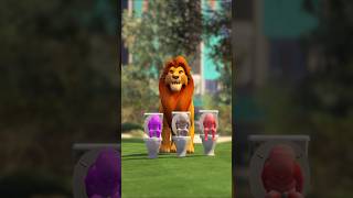 GTA  The lion stole the childrens seat  shortsfeed shorts shortsviral cartoon trending [upl. by Ahsitam]