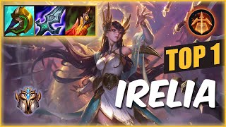 Wild Rift IRELIA TOP 1  S9 Challenger ranked game  build [upl. by Muraida583]