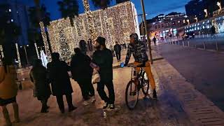 Exploring Durrës City and Its Beautiful New Year Lights 🌃 [upl. by Ranjiv644]