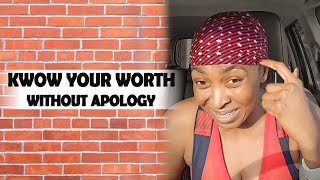 Know Your worth Without Apology shorts shortvideo katehenshaw [upl. by Hale451]