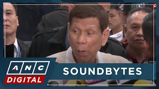 Nanggigil ako Duterte reacts to Trillanes accusations during House probe  ANC [upl. by Darrel521]