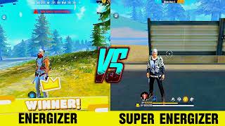 FF ENERGIZER VS SUPER ENERGIZER  OLD INHALER VS NEW INHALER  TEST freefire video [upl. by Deckert]