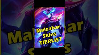 Malzahar Skins Tier List leagueoflegends malzahar tierlist worlds2024 gaming riotgames arcane [upl. by Thayer770]