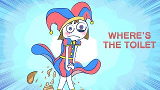 Pomni Need the Toilet OMG Hilarious cartoon The Amazing Digital Circus Fanmade [upl. by Meeks334]