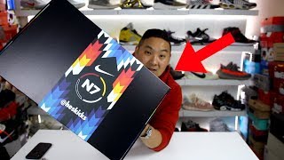 UNBOXING A SPECIAL NIKE N7 SNEAKER COLLECTION PACKAGE [upl. by Publias]