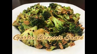 Garlic Broccoli Sauté  Garlic Broccoli Recipe  How to Cook Garlic Broccoli by My Cooking Canvas [upl. by Aric836]