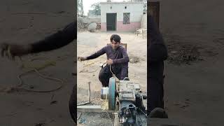 Amazing chair experiment startup 20hp diesel engine experimint shortfeed videos [upl. by Buck]