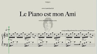 Le Piano est mon Ami  Easy Piano  Dietmar Steinhauer [upl. by Romonda]