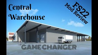 FS22  Pallet Limit Solved  Central Warehouse  Mod Review [upl. by Odrareg]