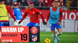 Calentamiento Girona FC vs Atlético de Madrid [upl. by Russ627]