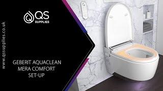 Geberit AquaClean Mera Comfort  Setup [upl. by Aeila378]