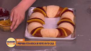 Receta Rosca de Reyes  Cocineros Mexicanos [upl. by Lindsley]