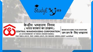 Central Warehousing Corporation of India  Introduction  Function  Operations  Study Exim [upl. by Call]