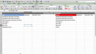 Dashboard Properties excel document [upl. by Handal]