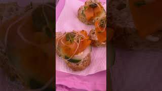 Smoked Salmon Crostini [upl. by Reyotal]