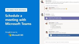 How to schedule a meeting with Microsoft Teams 2018 [upl. by Leumas]