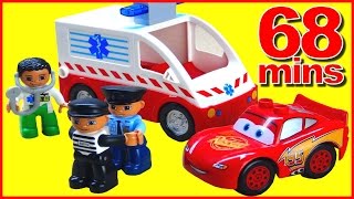 Toys for boys kids compilation of Lego Duplo toys videos unboxing duplo lego set ft DUPLO MAN [upl. by Maiga]