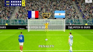 France vs Argentina Penalty Kick 🔥  K Mbappe vs L Messi 🔥 [upl. by Elleniad205]